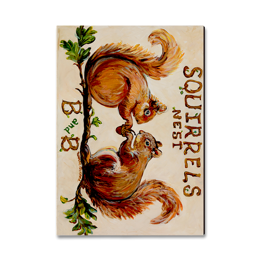 Greeting Card: Classic Edge - Squirrel's Nest