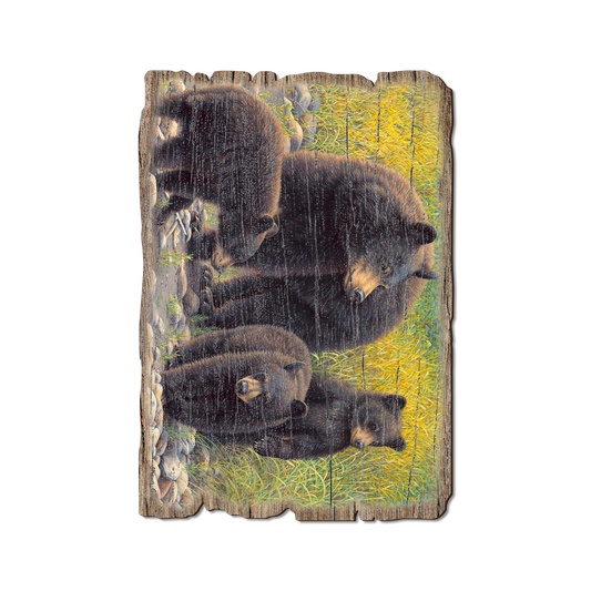 Greeting Card: Weathered Edge - Gould's Family Outing