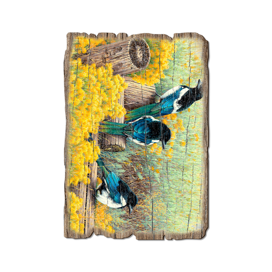Greeting Card: Weathered Edge - Gould's Fence Tapestry
