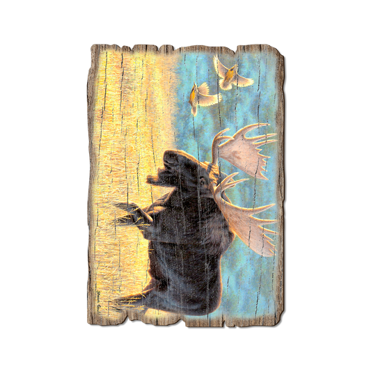 Greeting Card: Weathered Edge - Gould's Meadow Bull