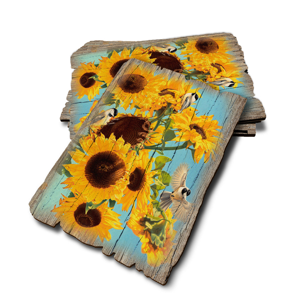 Gould's Sun Chicks - Weathered Edge Rustic Edge Postcard (5pk // $2.80ea)
