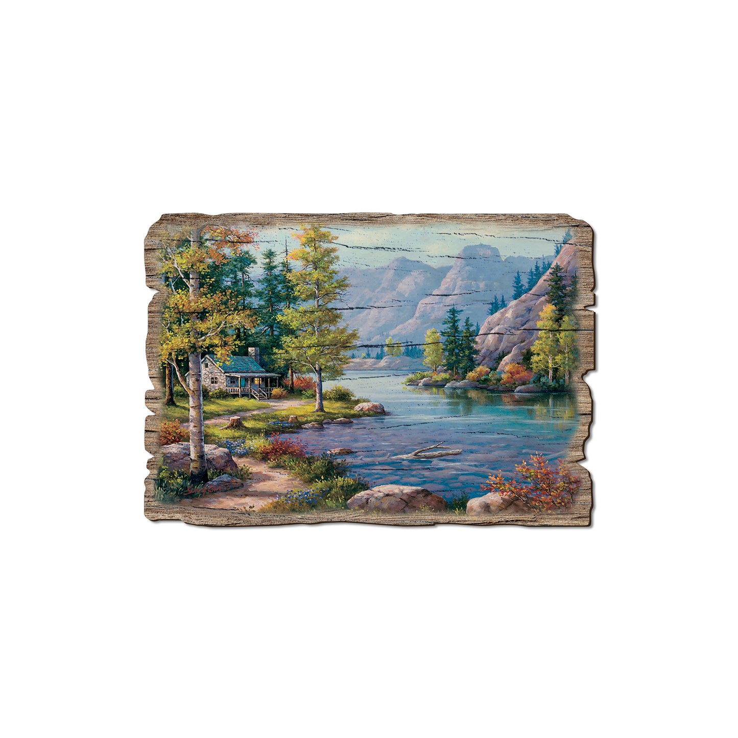 Kim's Autumn River - Rustic Edge Postcards & Magnets Rustic Edge Magnet (5pk // $2.80ea)