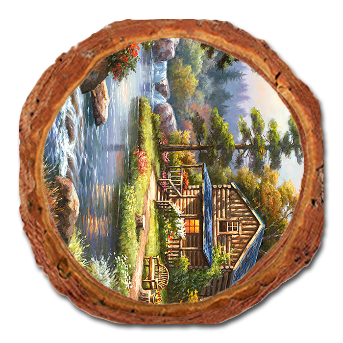 Coaster: Live Edge - Kim's Cool Water