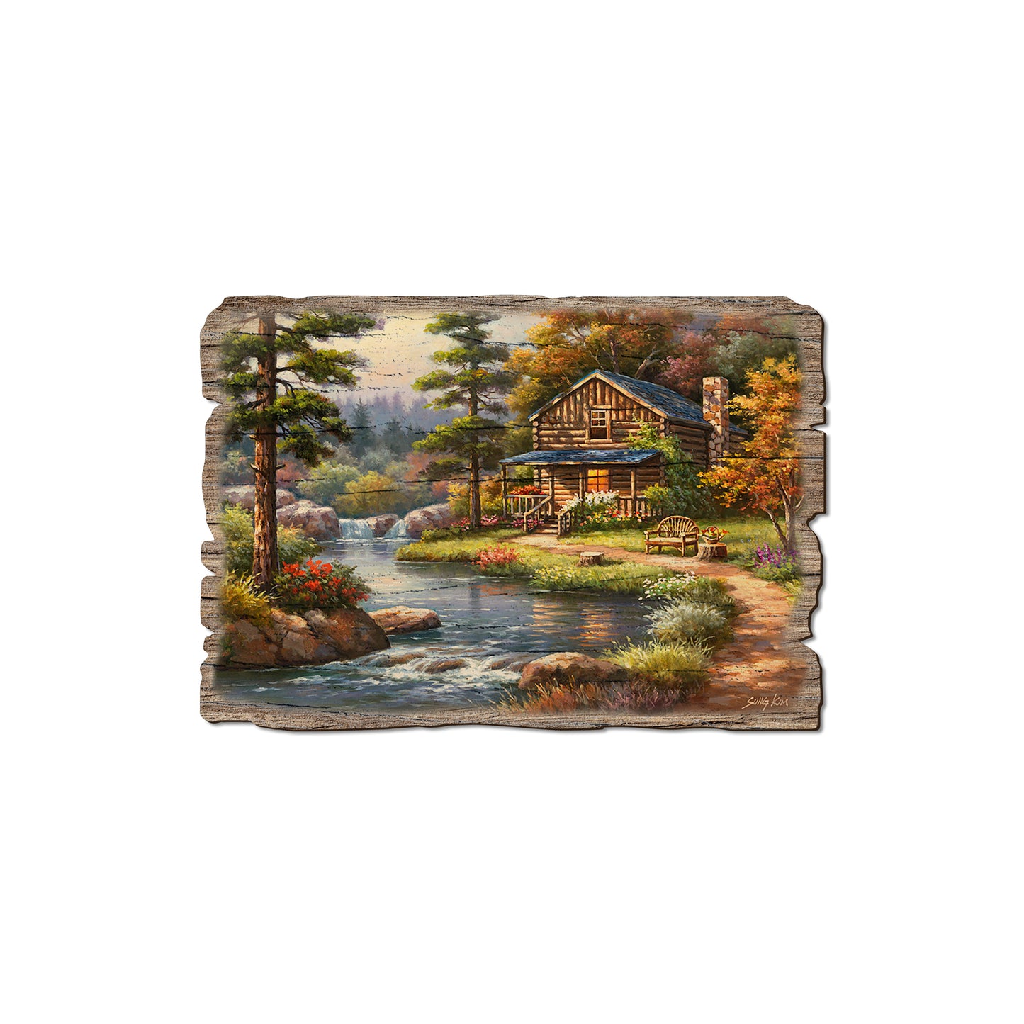 Kim's Cool Water - Rustic Edge Postcards & Magnets Rustic Edge Magnet (5pk // $2.80ea)