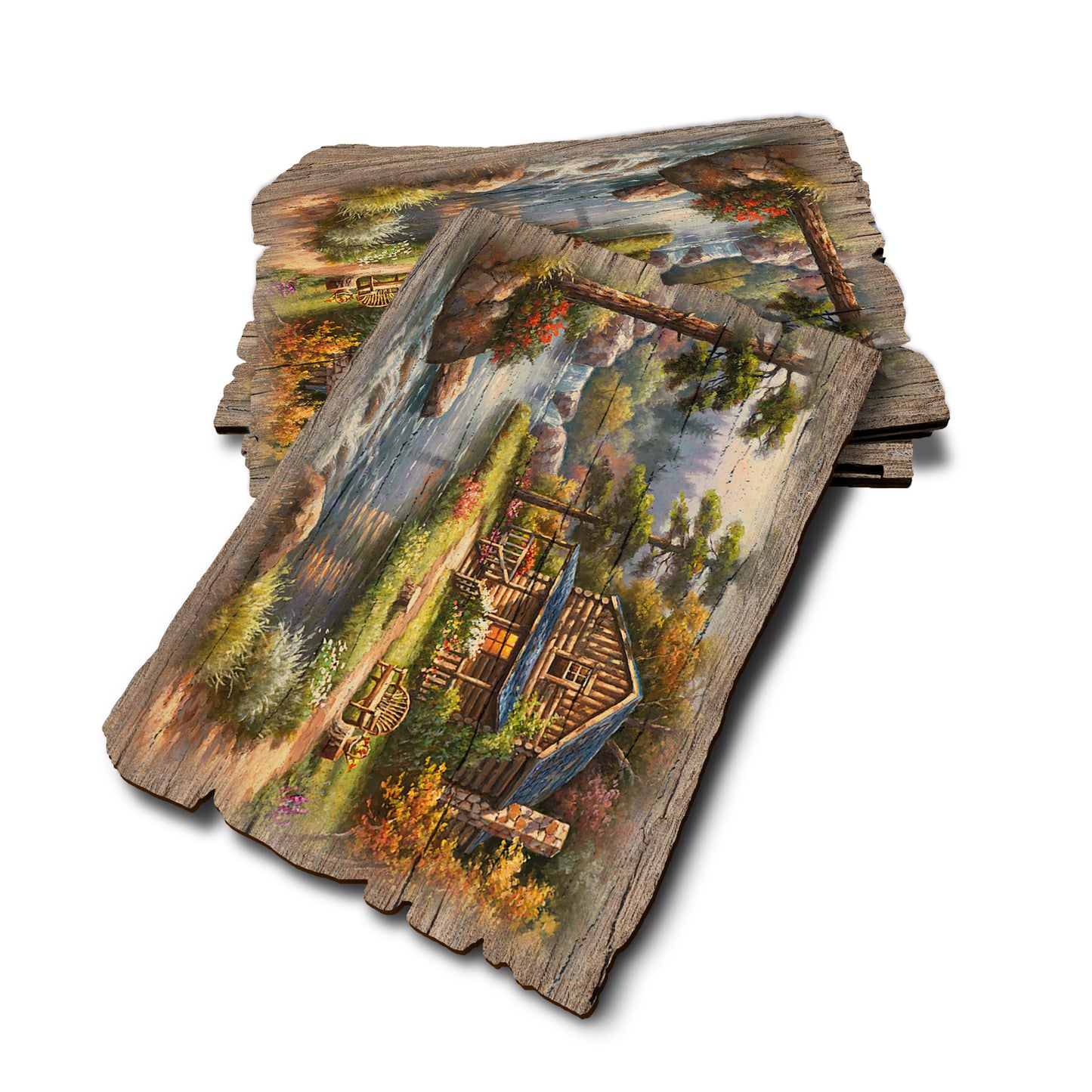 Kim's Cool Water - Weathered Edge Rustic Edge Postcard (5pk // $2.80ea)