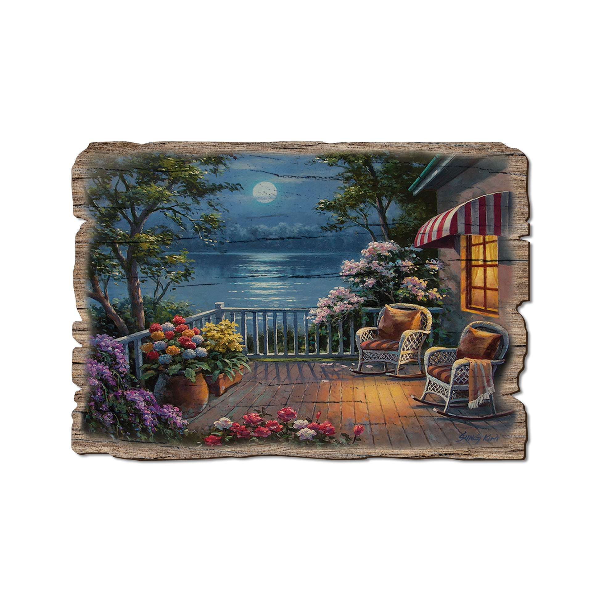 Kim's Evening Deck - Rustic Edge Postcards & Magnets Rustic Edge Postcard (5pk // $2.80ea)