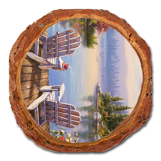 Coaster: Live Edge - Kim's Morning Coffee (Pack of 5)