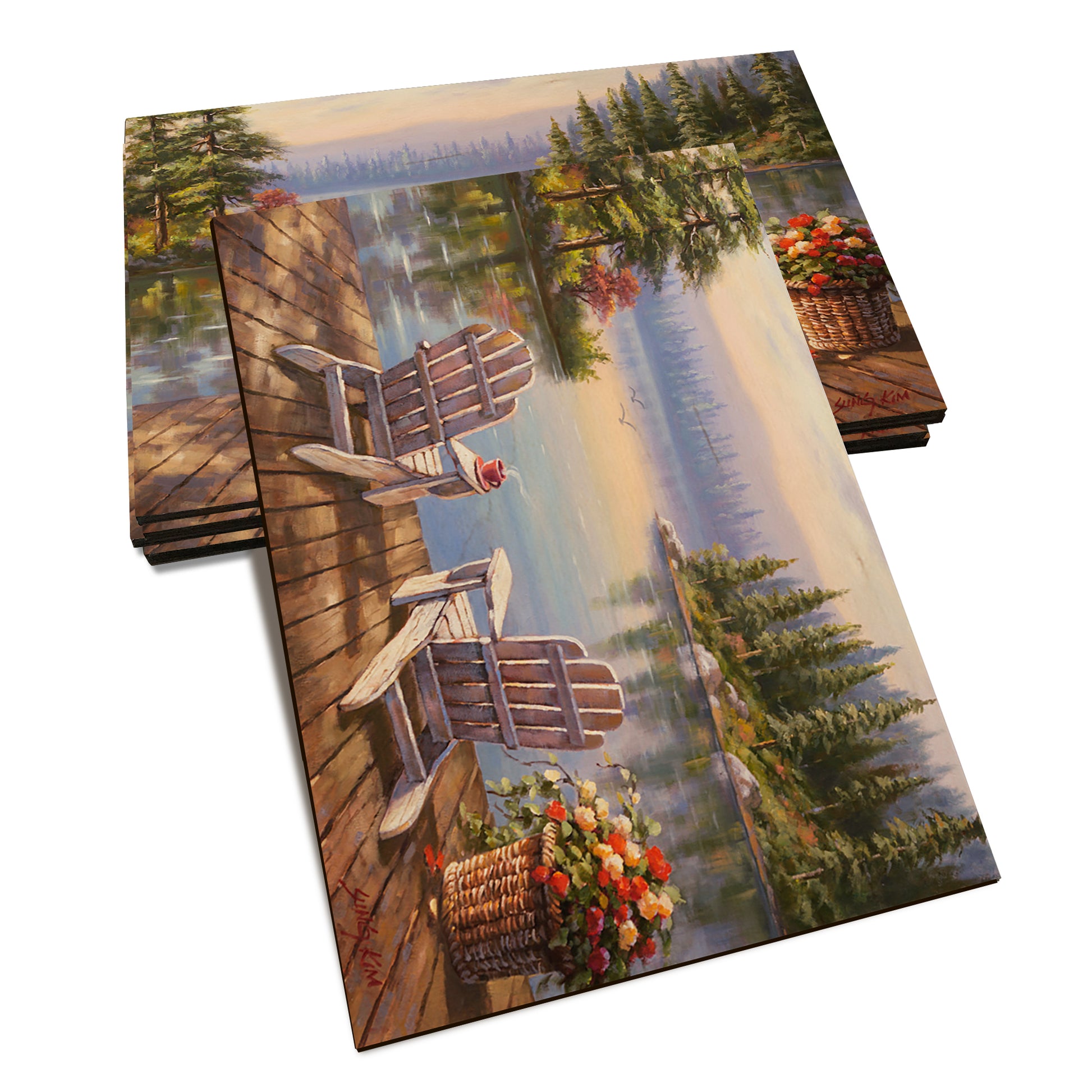 Kim's Morning Coffee - Classic Edge Classic Edge Postcard (5pk // $2.80ea)