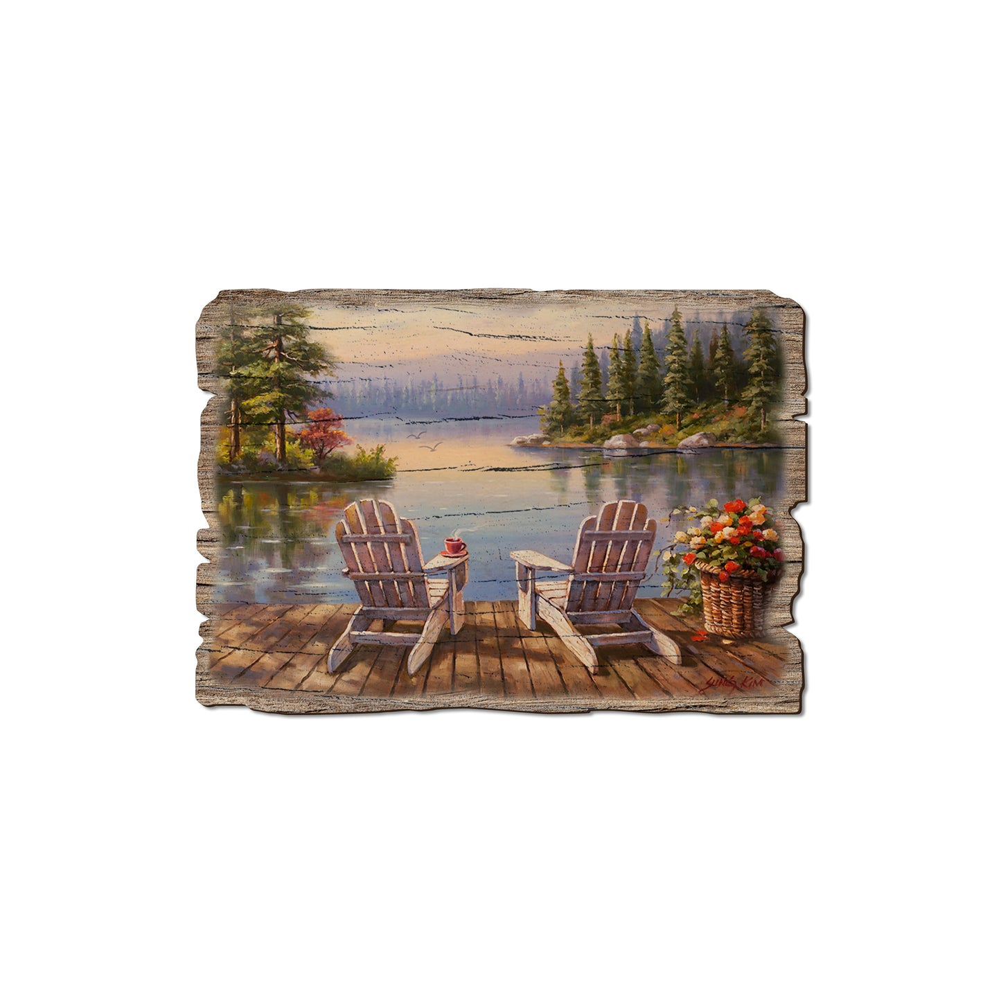 Kim's Morning Coffee - Rustic Edge Postcards & Magnets Rustic Edge Magnet (5pk // $2.80ea)