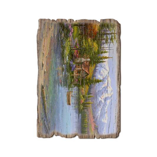 Greeting Card: Weathered Edge - Kim's Perfect Setting