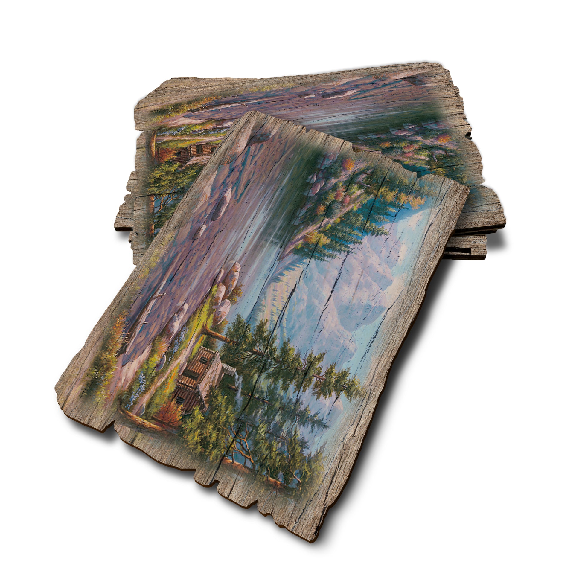 Kim's River Cabin - Weathered Edge Rustic Edge Postcard (5pk // $2.80ea)