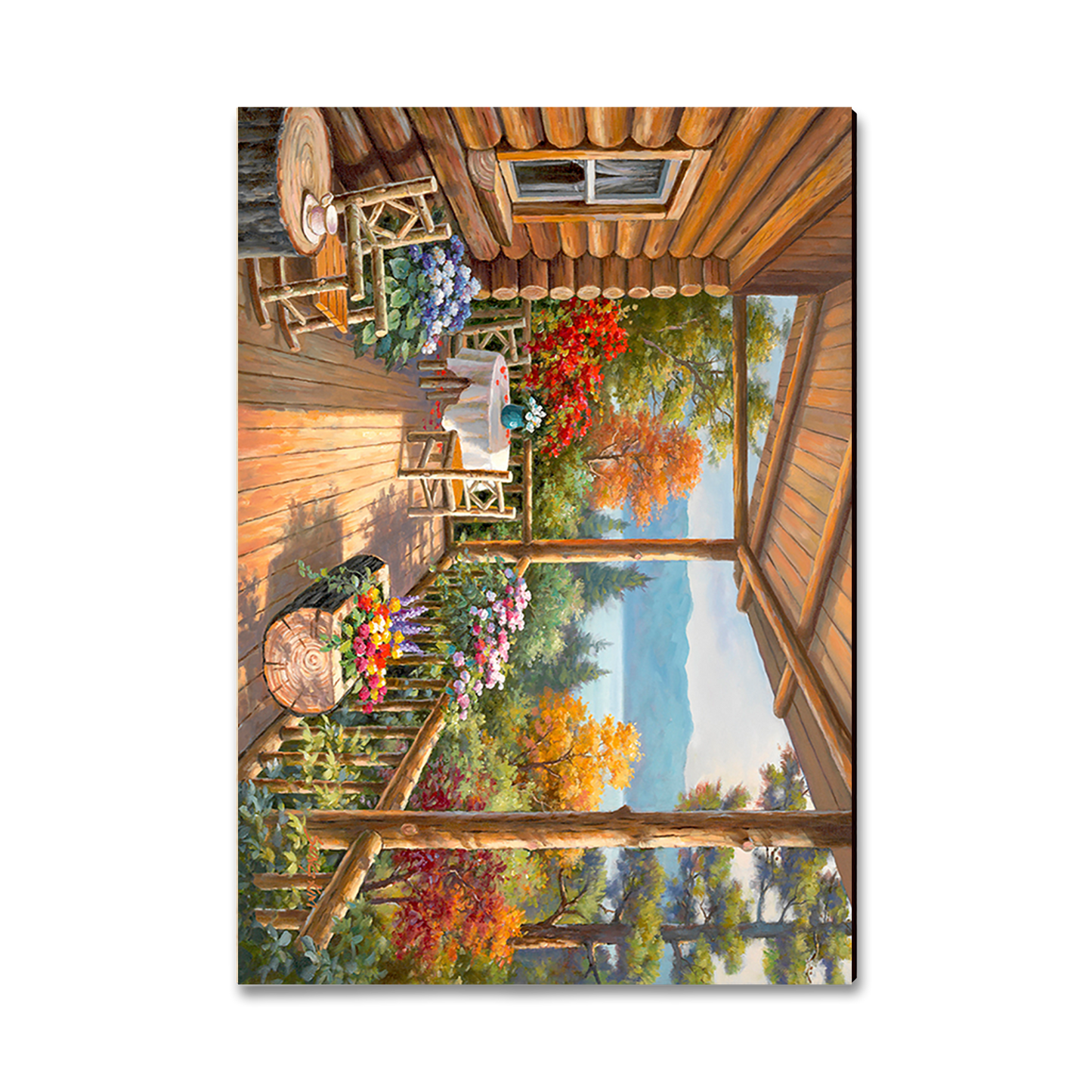 Postcard: Classic Edge - Kim's Summer Deck