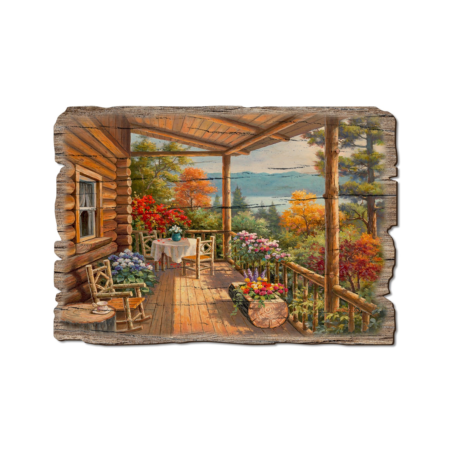 Kim's Summer Deck - Rustic Edge Postcards & Magnets Rustic Edge Postcard (5pk // $2.80ea)