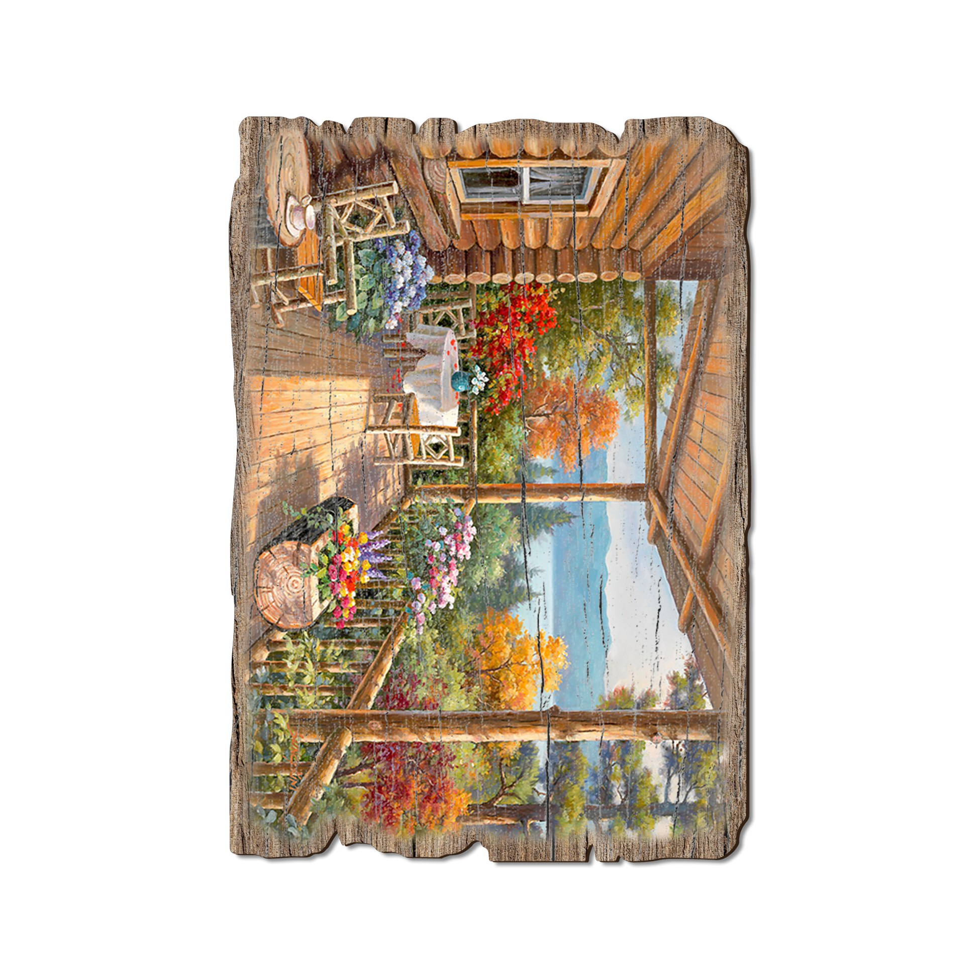 Ornament: Weathered Edge - Kim's Summer Deck