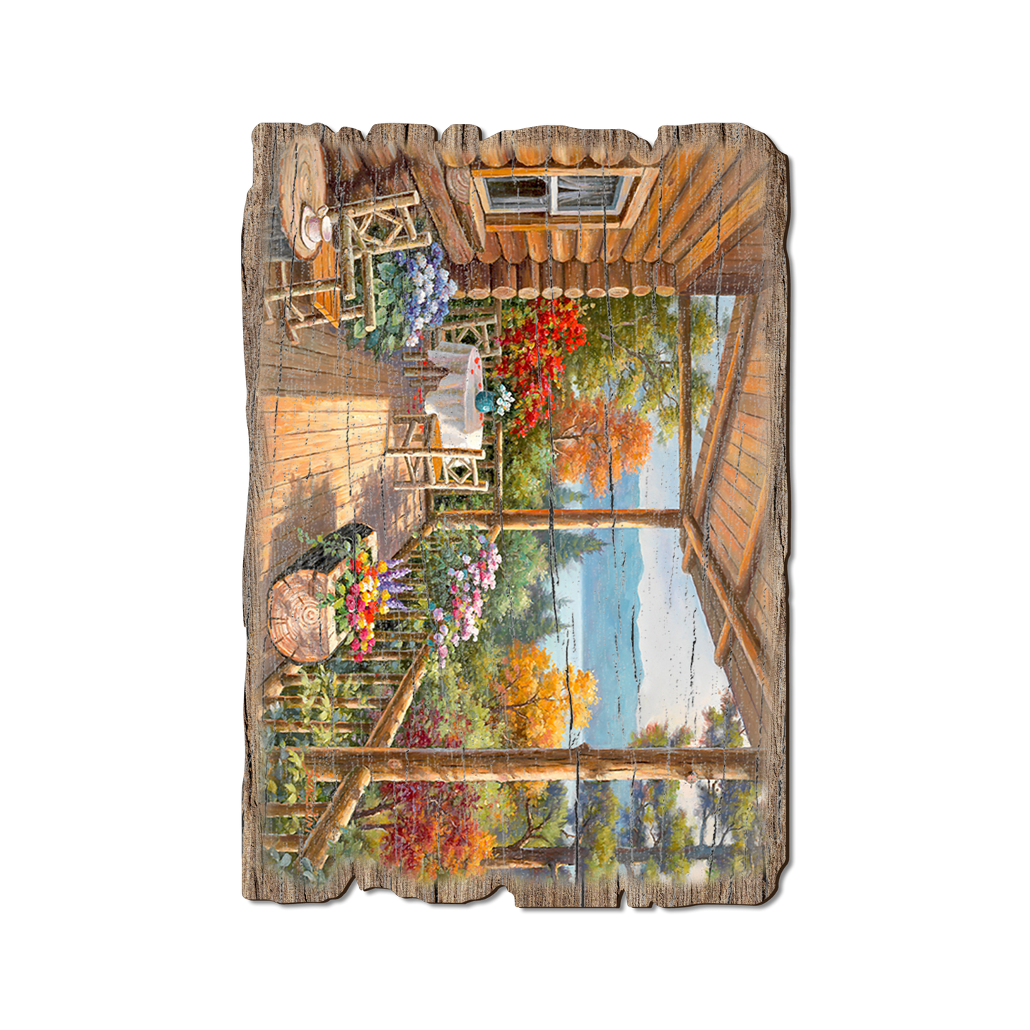 Postcard: Weathered Edge - Kim's Summer Deck