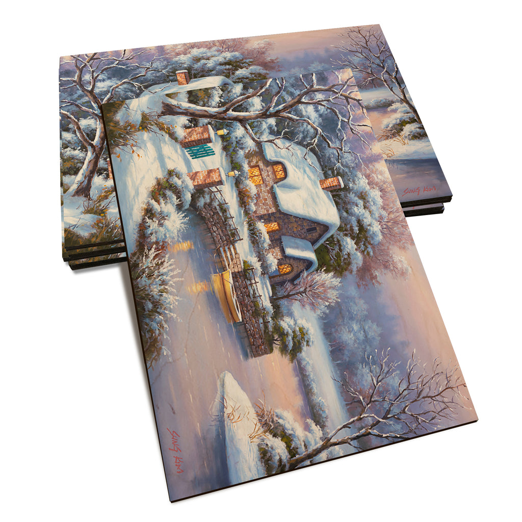 Kim's Winter Cottage - Classic Edge Classic Edge Postcard (5pk // $2.80ea)
