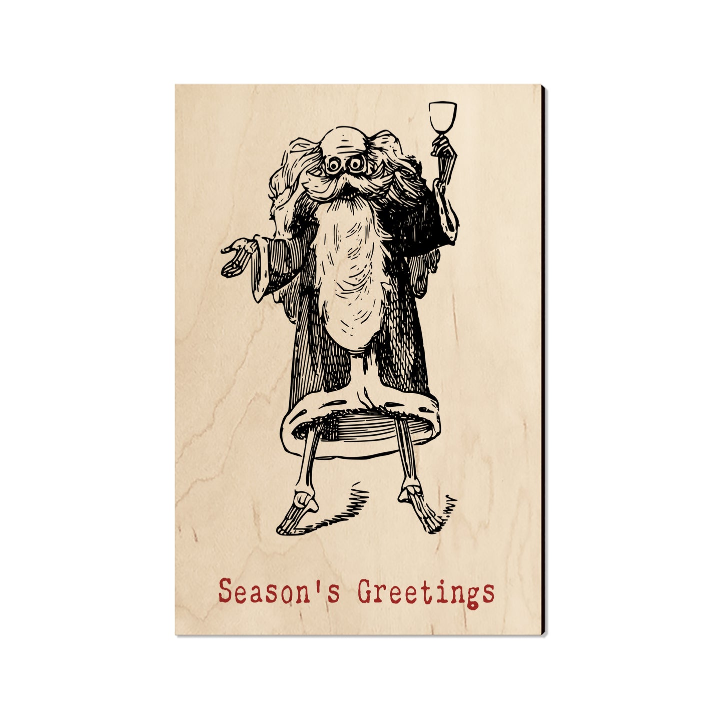 Santa Line Art - Holiday - Classic Edge