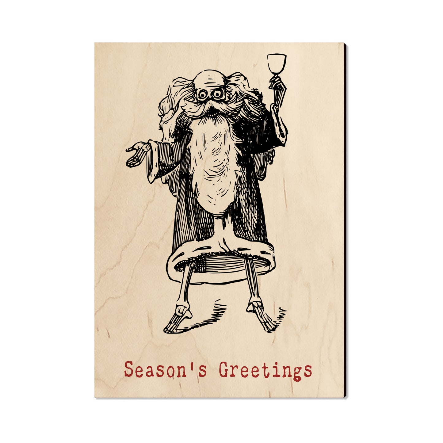 Santa Line Art - Holiday - Classic Edge