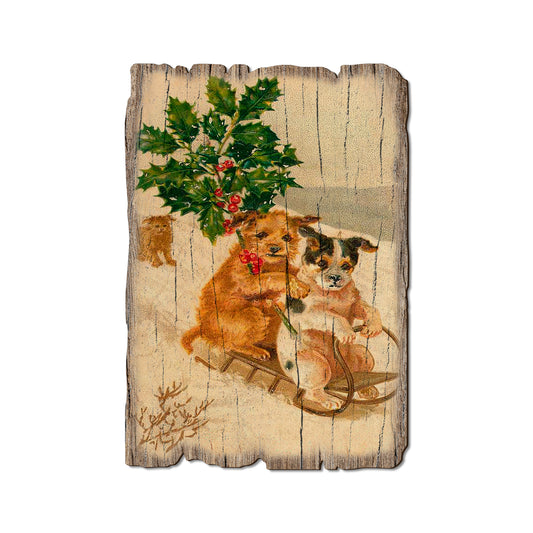 Sleigh Dogs - Rustic Edge Postcards & Magnets Rustic Edge Postcard (5pk // $2.80ea)