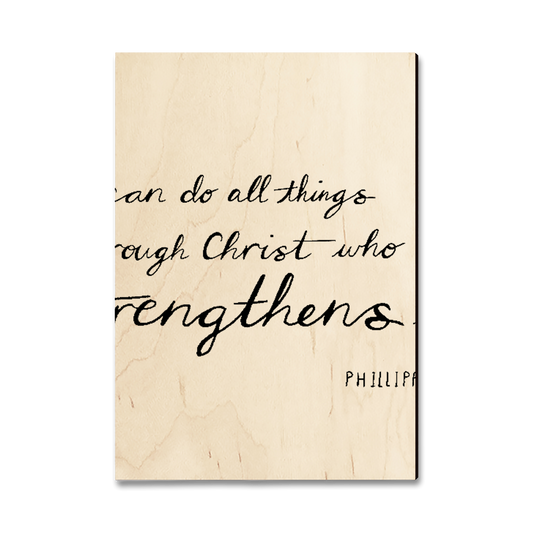 Magnet: Classic Edge - Strengthens Me (Pack of 5)