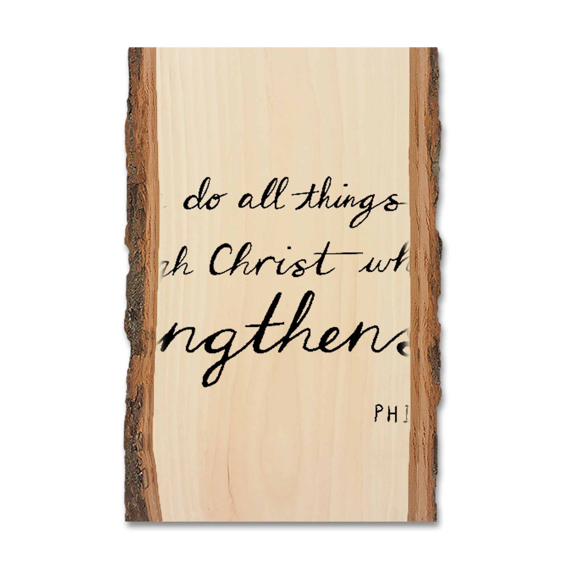 Ornament: Live Edge - Strengthens Me
