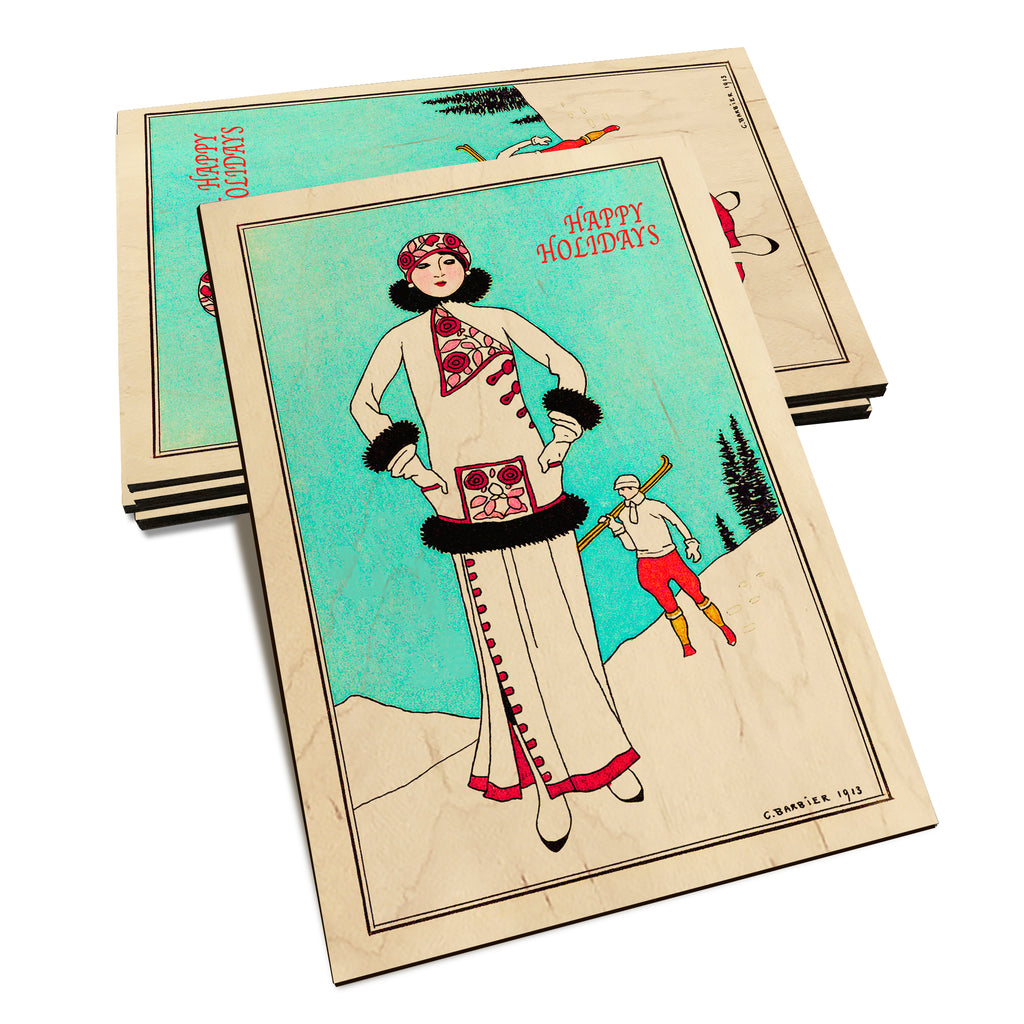 Snow Dress - Holiday - Classic Edge Classic Edge Postcard (5pk // $2.80ea)