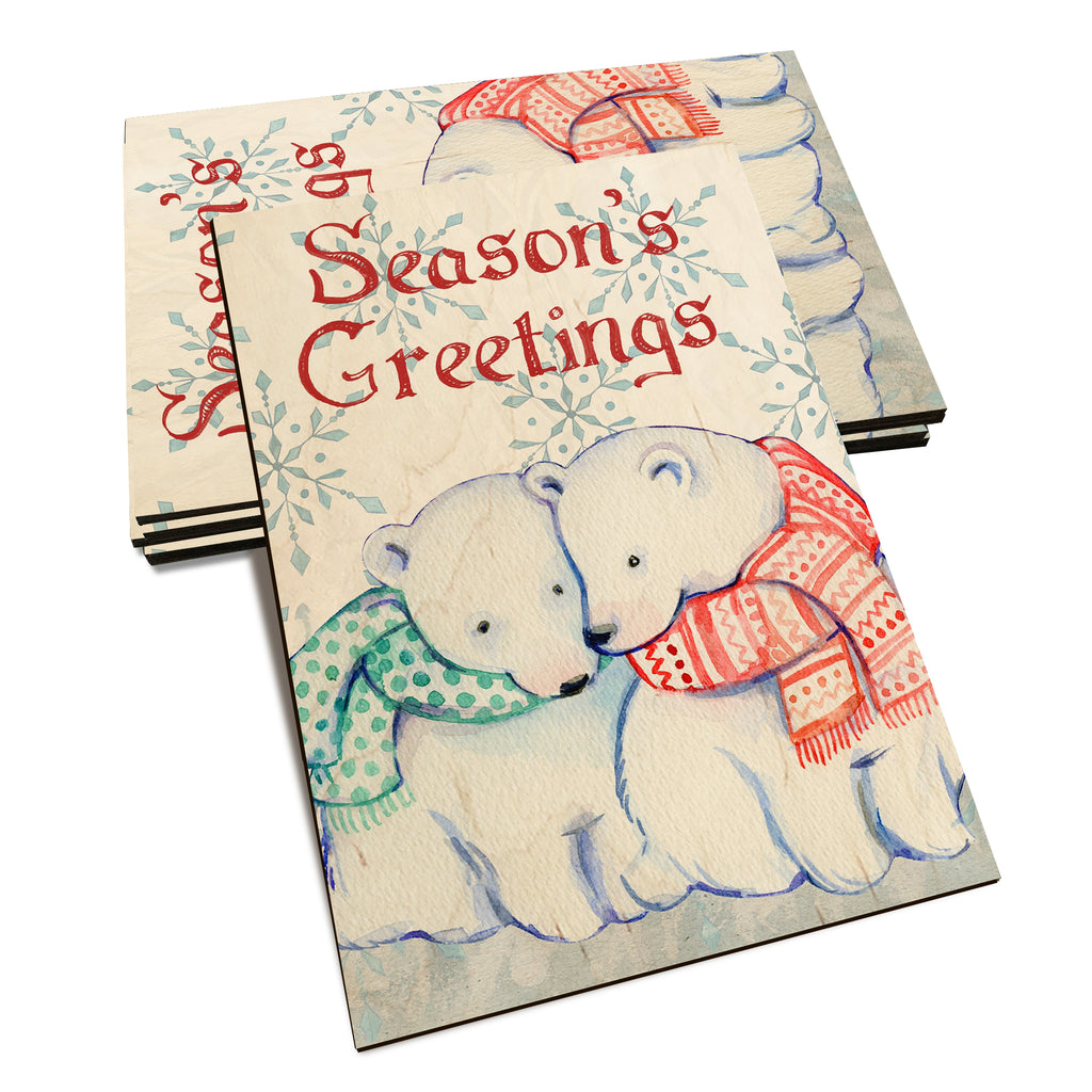 Snuggle Bears - Holiday - Classic Edge Classic Edge Postcard (5pk // $2.80ea)