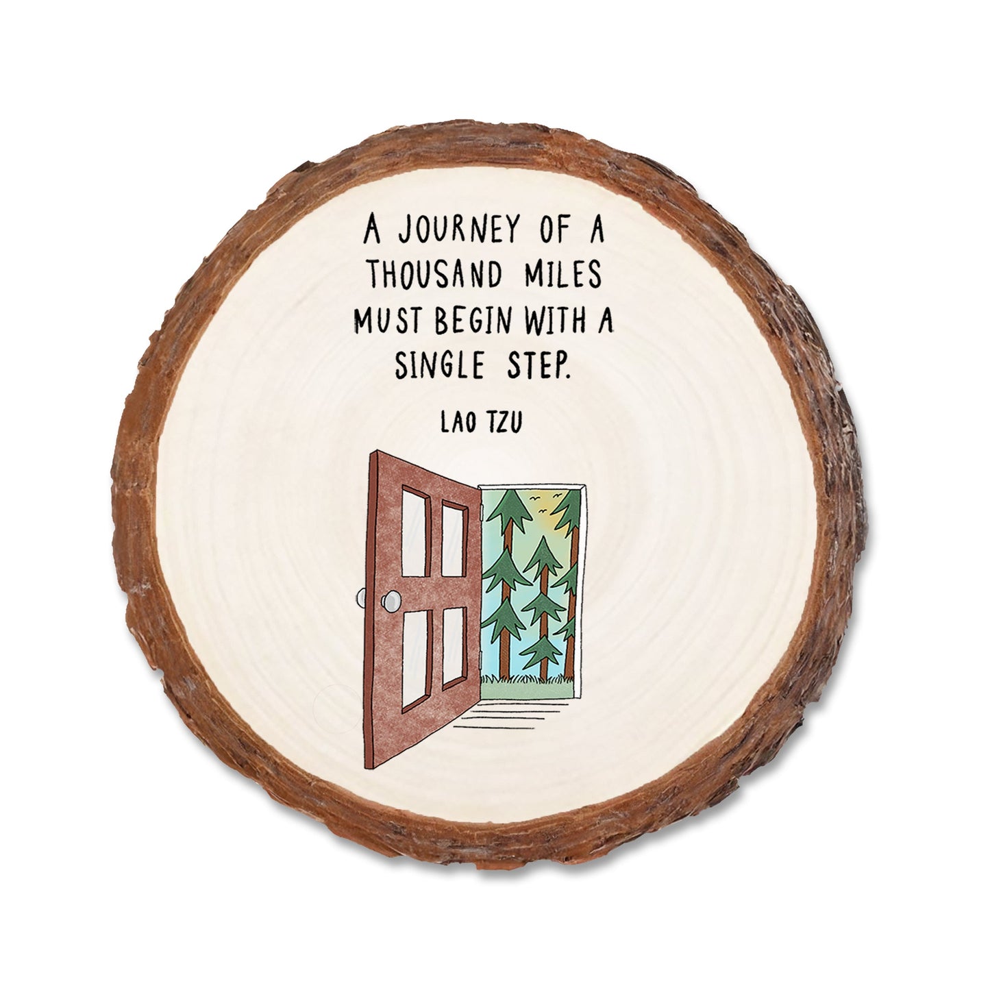 Single Step - Live Edge Live Edge Coaster (5pk // $2.80ea)