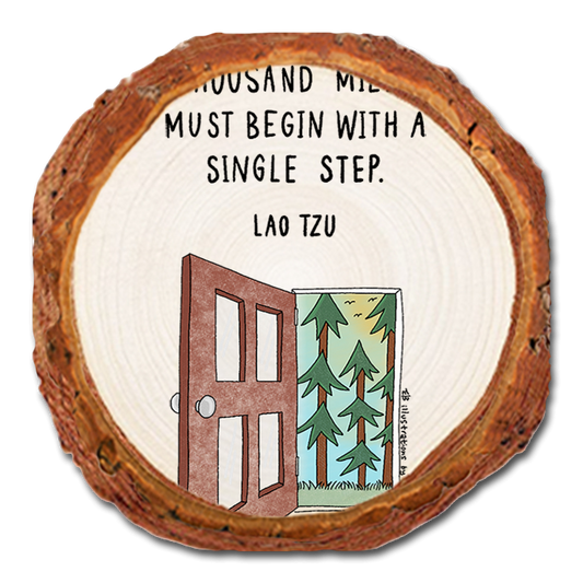Coaster: Live Edge - Single Step (Pack of 5)