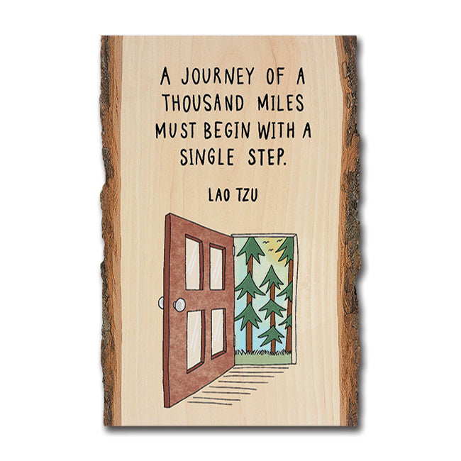 Single Step - Live Edge Live Edge Postcard (5pk // $2.80ea)