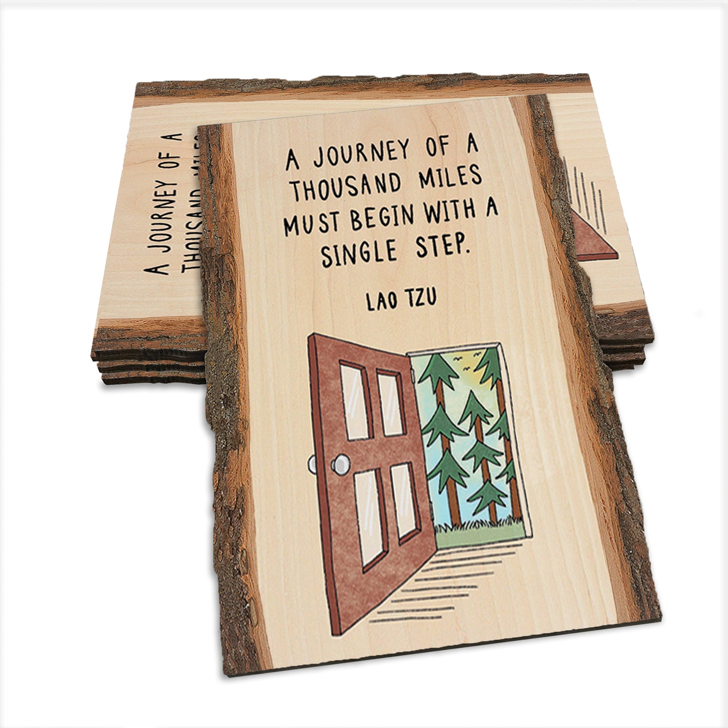 Single Step - Live Edge Live Edge Postcard (5pk // $2.80ea)