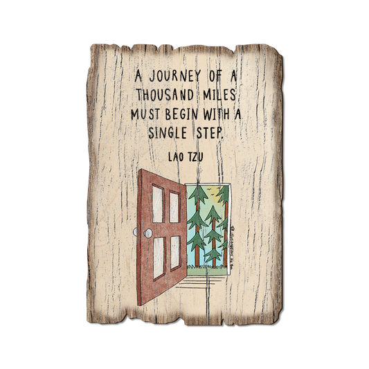 Greeting Card: Weathered Edge - Single Step (Pack of 5)