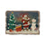 Santa And Snowman - Rustic Edge Postcards & Magnets Rustic Edge Postcard (5pk // $2.80ea)