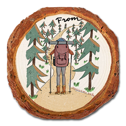 Coaster: Live Edge - Trail Hiking (Pack of 5)