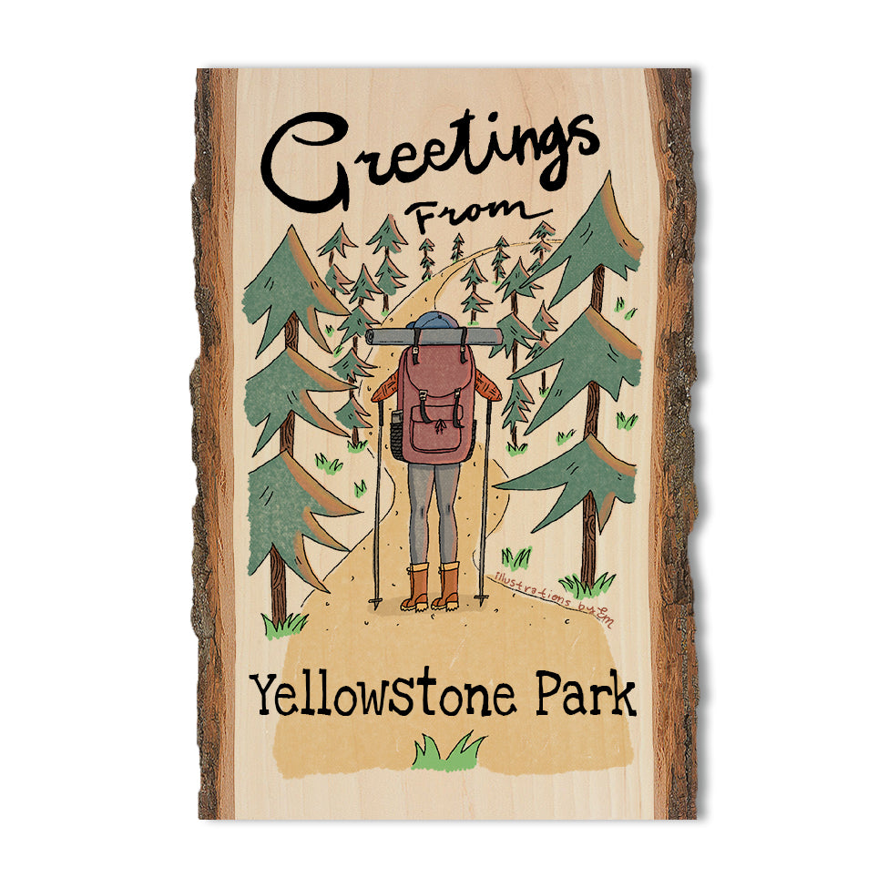 Trail Hiking - Live Edge Live Edge Postcard (5pk // $2.80ea)