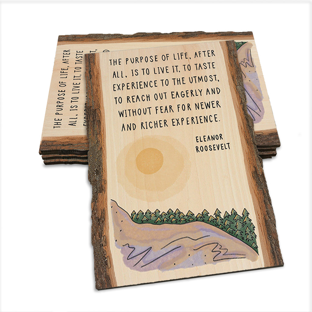 To Live - Live Edge Live Edge Postcard (5pk // $2.80ea)