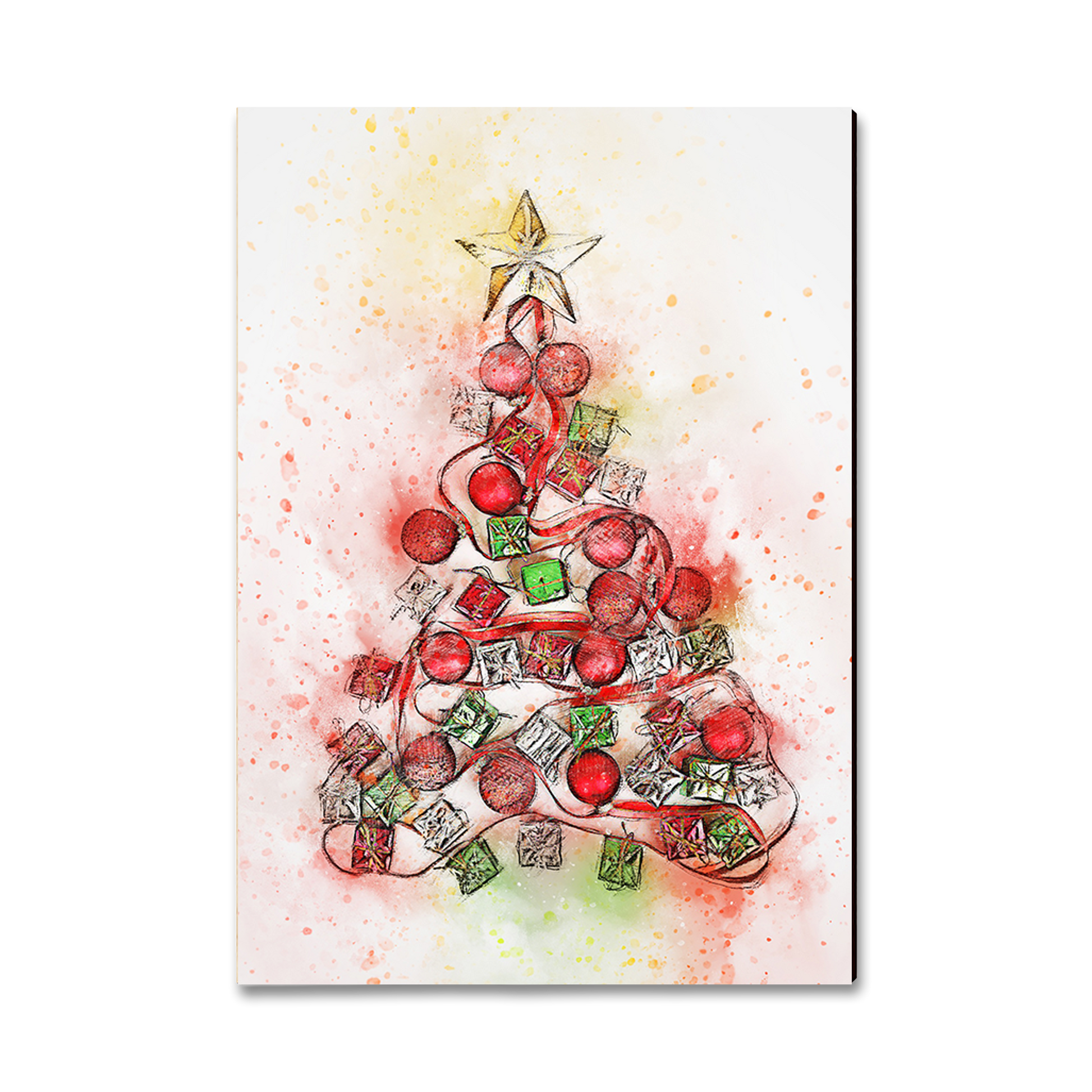 Greeting Card: Classic Edge - Tree Impression