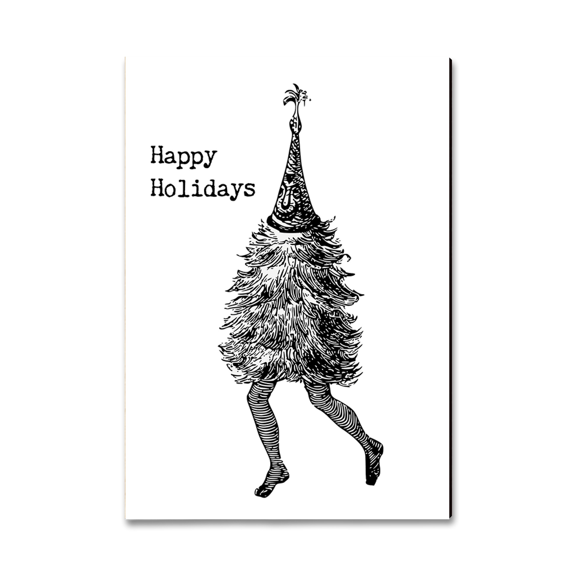 Greeting Card: Classic Edge - Tree Legs