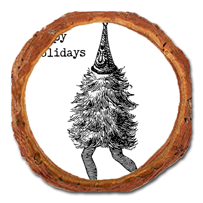 Coaster: Live Edge - Tree Legs (Pack of 5)
