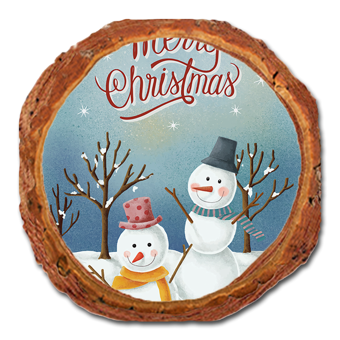 Coaster: Live Edge - Two Snowman Greeting (Pack of 5)