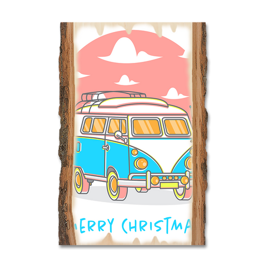 Magnet: Live Edge - Van Christmas