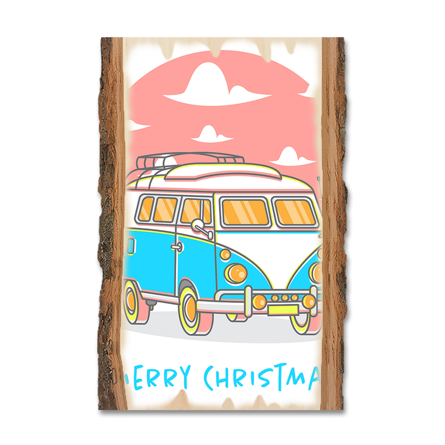 Postcard: Live Edge - Van Christmas
