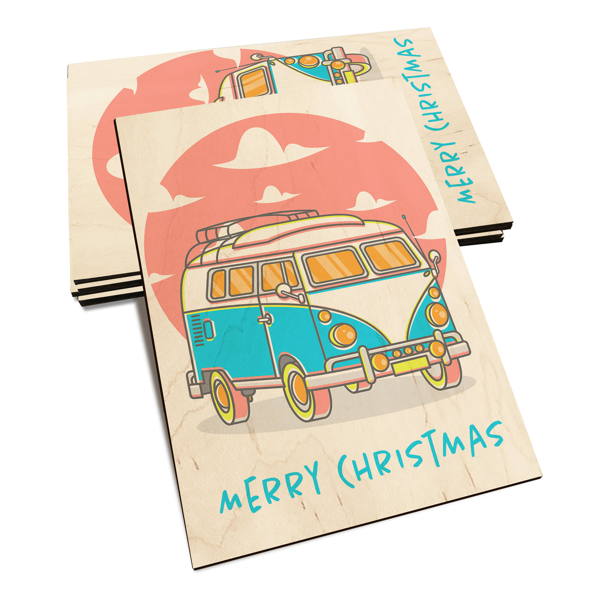 Van Christmas - Holiday - Classic Edge Classic Edge Postcard (5pk // $2.80ea)