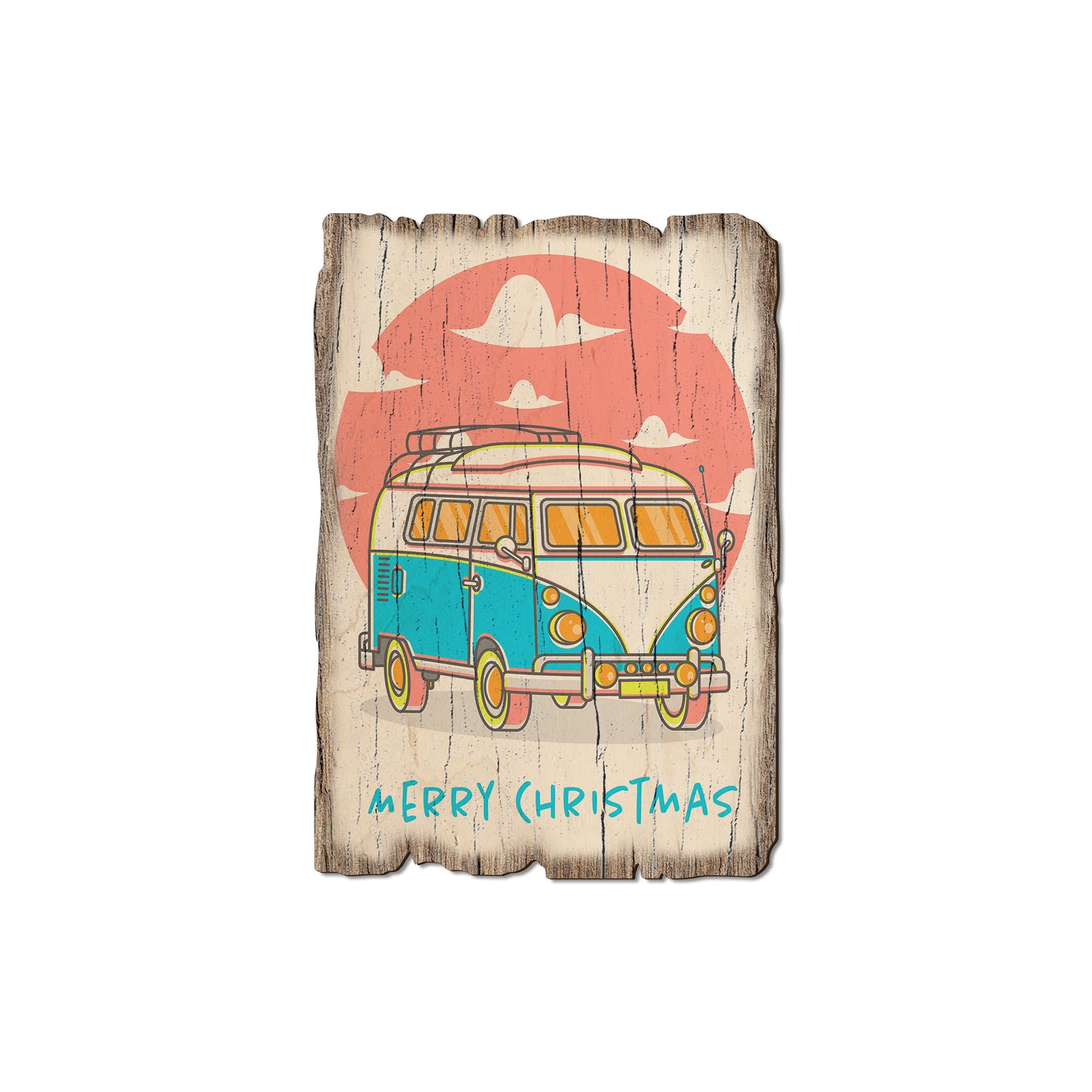 Van Christmas - Rustic Edge Postcards & Magnets Rustic Edge Magnet (5pk // $2.80ea)