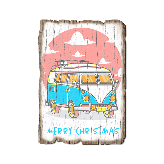 Greeting Card: Weathered Edge - Van Christmas (Pack of 5)
