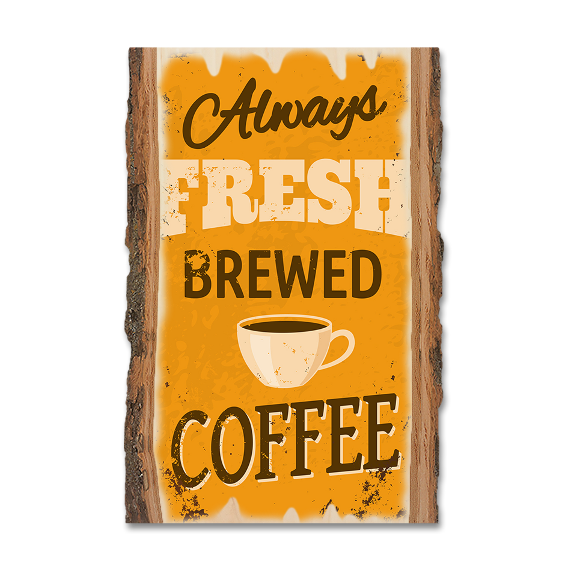 Magnet: Live Edge - Always Fresh Brewed Coffee