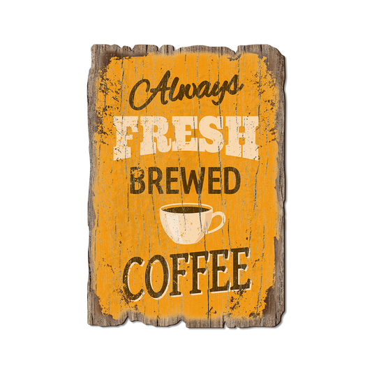 Greeting Card: Weathered Edge - Always Fresh Brewed Coffee (Pack of 5)