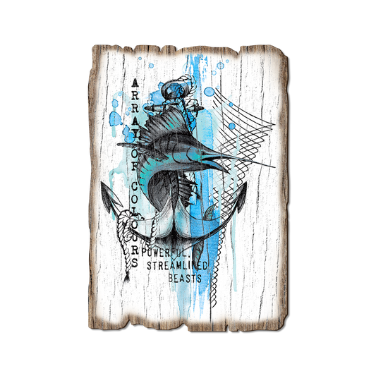 Greeting Card: Weathered Edge - Array Of Colors