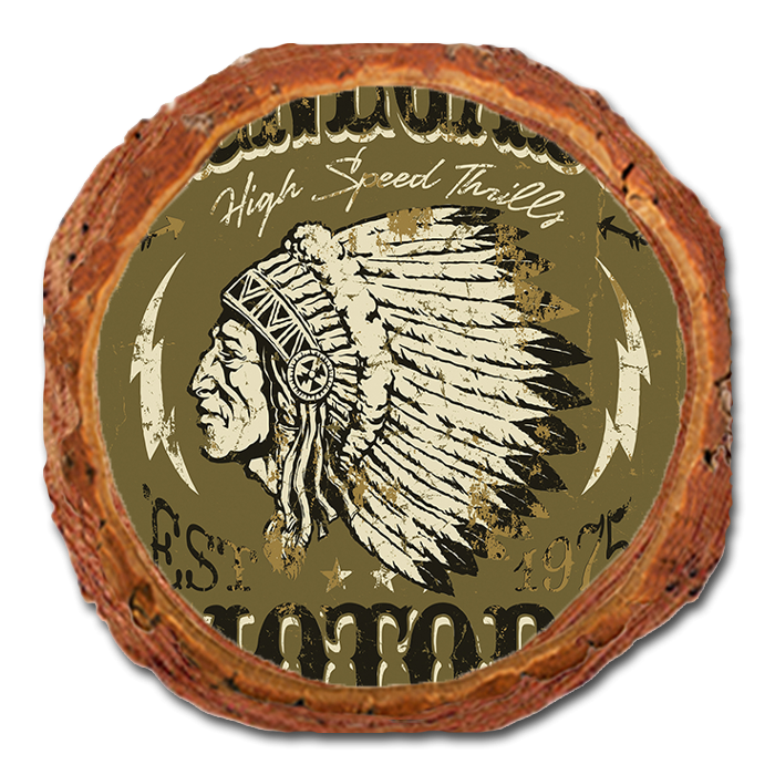 Coaster: Live Edge - Renegade Motors (Pack of 5)