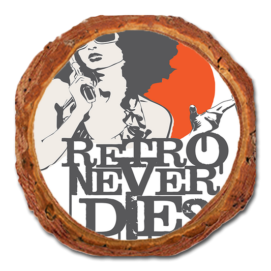 Coaster: Live Edge - Retro Never Dies (Pack of 5)